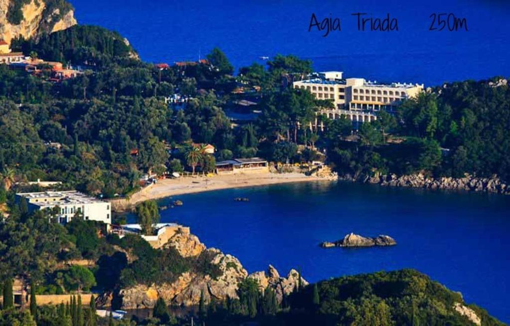 Rapanos Apartments Paleokastritsa Buitenkant foto